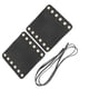 thumbnail image 4 of Cubierta de agarre de mano para motocicleta, fibra de cuero simulado, antideslizante, Retro, Universal, envoltura de agarre para manillar, color negro, 4 of 5