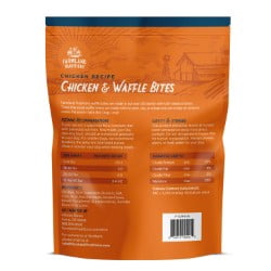 (4 pack) Farmland Traditions Chicken & Waffle Bites Dog Treats, Air-Dried, 16oz