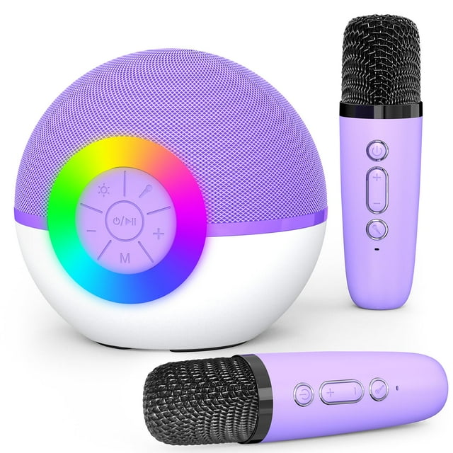 Máquina de karaoke mGaolo Magolo Mini con 2 micrófonos inalámbricos