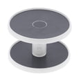thumbnail image 1 of Organizador de gabinete Jadeshay estante para especias giratorio de 2 niveles color Gris Blanco, 1 of 8