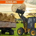 thumbnail image 5 of Mescukay 46" Heavy-Duty Tractor Pallet Forks, 3200lbs Capacity, Quick Attach Bucket Forks with Hitch Ball, Versatile Loader Forks for Farms, Warehouses, Construction Sites, 5 of 8