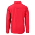 thumbnail image 3 of Men's Cutter & Buck Red Lansing Lugnuts Big & Tall Charter Eco Knit Recycled Full-Zip Jacket, 3 of 3