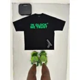thumbnail image 3 of Camiseta Harajuku Y2K para hombre, estilo hip hop, con estampado gráfico Glock We Trust, cuello redondo, de algodón, de gran tamaño, estilo gótico, manga corta, 3 of 4