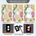 thumbnail image 3 of Yayeee Toggle Light Switch Wall Plate 1-Gang 4.5"x2.7" Home Decorative Outlet Cover, Grapefruit Slices, 3 of 7