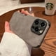 thumbnail image 3 of Luxury Lambskin Leather Shockproof Matte Case for iPhone 14 11 12 13 Pro XS Max X XR 7 8 Plus SE Soft Fabric Vintage Cover Coque, 3 of 5