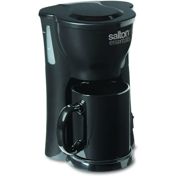 Salton Essentials Black 1-Cup Coffee Maker