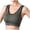 Grey, variant on MDUKONU Bras for Women Womens Full Figure Zoned-in Support Bra Black L