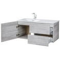 thumbnail image 3 of Cutler Kitchen and Bath Beachwood 42" Wood Wall Mount Bathroom Vanity in Gray, 3 of 5
