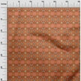 thumbnail image 3 of oneOone Polyester Lycra Orange Fabric Block Craft Projects Decor Fabric Printed By The Yard 56 Inch Wide, 3 of 6