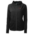 thumbnail image 2 of Women's Cutter & Buck Black Texas Tech Red Raiders Adapt Eco Knit Hybrid Recycled Full-Zip Hoodie, 2 of 3