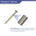 thumbnail image 3 of Uxcell 160 Pack Small Tiny Nails 1.2x15mm(DxL) Tiny Brass Nails Hardware Nails Small Nail, Bronze Tone, 3 of 5