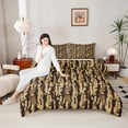 thumbnail image 4 of Castle Fairy Teens Abstract Camouflage Twin Comforter Sets,Vintage Camo Bedding Set, 4 of 8