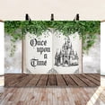 thumbnail image 2 of Fairy Tale Books Backdrop Once Upon A Time Photography Background Green Leaves Wall Castle Magic Book Wedding Birthday Party Decorations Banner Supplies Photo Booth Props, 2 of 5