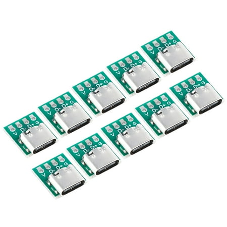 

USB3.1 TYPE C female transfer test board 16P power supply board connector 2.54