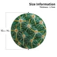 thumbnail image 2 of Yiaed Thorns Of Macro Cactus Print Leather Coasters for Drinks - Cup Coasters Coffee Table Kitchen Table Bar, Home & Office Gifts Handmade Drink Coasters-Round Shape, 2 of 6
