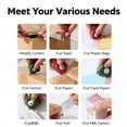 thumbnail image 4 of Dinosaur Cutter with Auto Retracting Ceramic Mini Retractable Utility with & Lanyard Hole Lightweight Letter Opener for Packages Tape Paper, 4 of 4