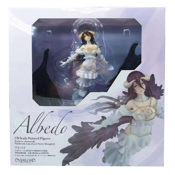 27cm Overlord Albedo así que-Bin Anime figura Overlord III Albedo figura de acción 642 # Albedo figura 631 # Ainz traje de Ooal figura Juguetes Gong Bohan LED