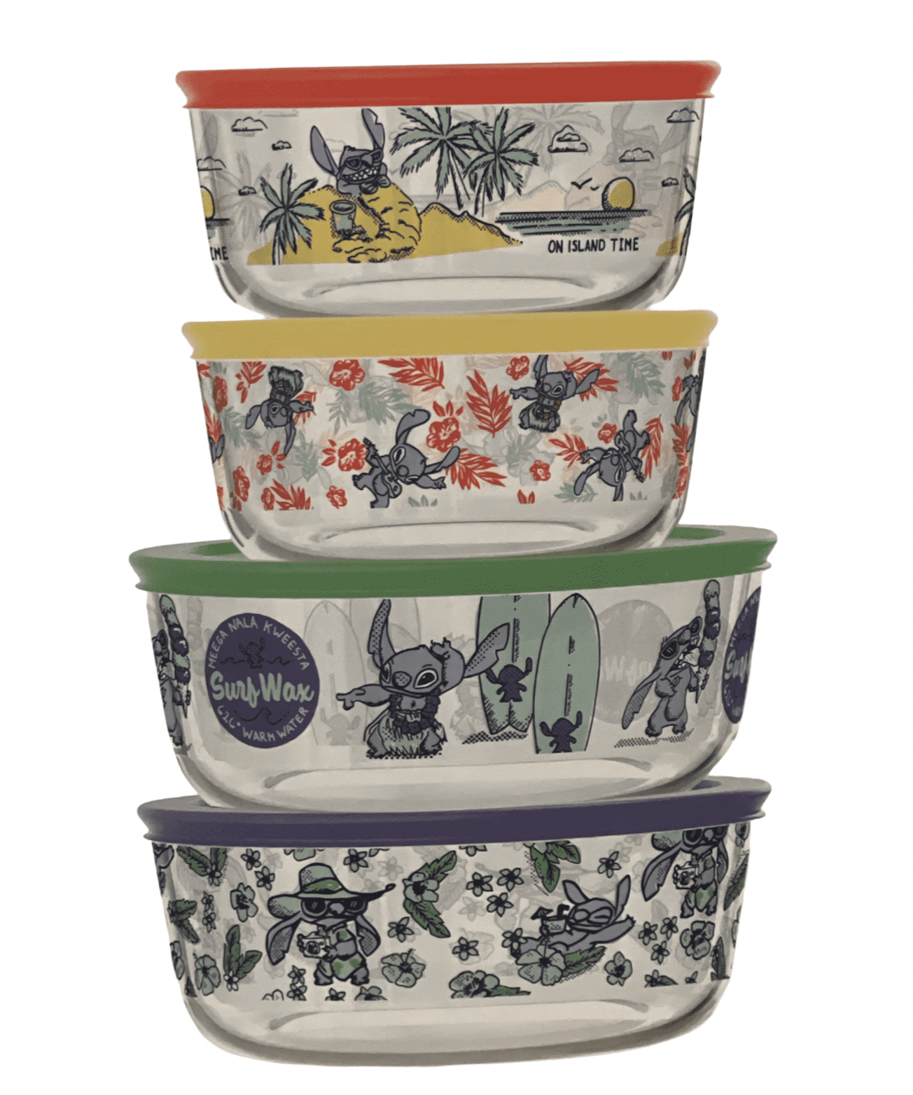 Disney Stitch Food Storage Set (8 Count)