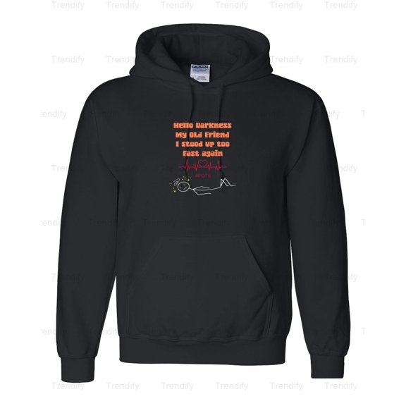 Hello Darkness POTS Retro Style Awareness Hoodie M3081883, Up to Size 5XL