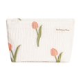 thumbnail image 1 of Estuche de maquillaje The Summer Swan, organizador estético grande, con forma de tulipán, 1 of 9