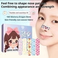 thumbnail image 2 of Cartoon Nose Tip Shaping Sticker, flexible and breathable, memory wing tool, shrinking patch for nose tip, Nose Tip, 2 of 8