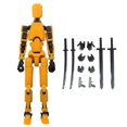 thumbnail image 1 of Clearance! Action Figure T13 Action Figure Dummy 13 Action Figure 3D Printed Action Figure Dummy 13 13 Action Figure Desktop Decorations Desktop Ornament,Yellow, 1 of 8