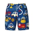 thumbnail image 5 of Rocae Animals Rescue Team for Men's Swim Trunks Quick Dry With Two Side Pockets and One Lined Patch PocketMedium, 5 of 9