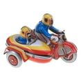 thumbnail image 2 of Moto à Remonter avec Sidecar Horloge Vintage de Collection, 2 of 8