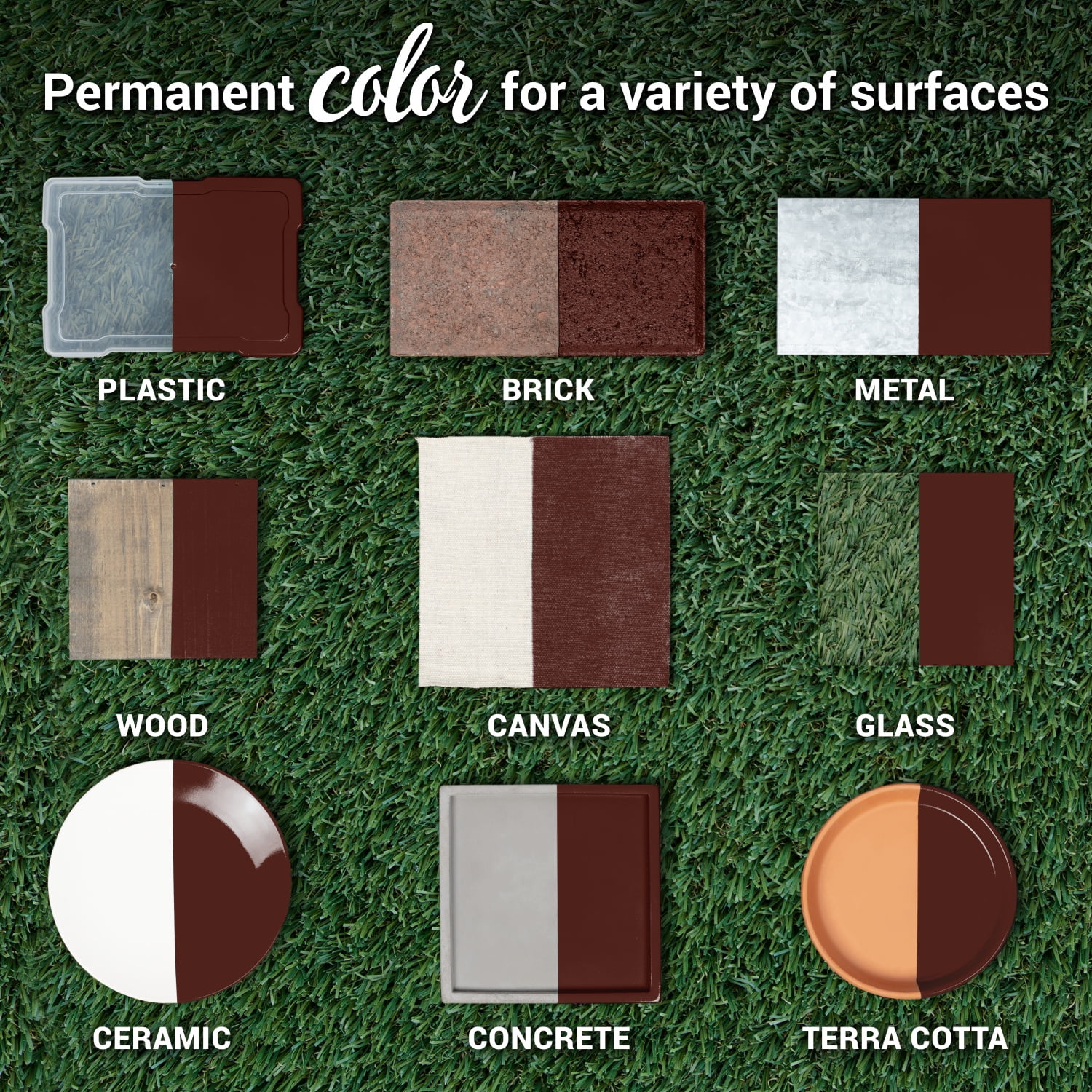 COLORSHOT Gloss Spray Paint, Brownie Points (Dark Brown), 10 oz, Fast-Drying Acrylic Paint, Indoor & Outdoor Use