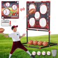 thumbnail image 1 of Juego de lanzamiento de fútbol VROGTIK para niños de 3 a 8 años, juguete para exteriores, 1 of 8