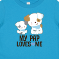 thumbnail image 4 of Inktastic My Pap Loves Me Grandson Puppy Boys Baby T-Shirt, 4 of 5
