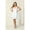 White, variant on Womens Champagne Homecoming Cocktail Party Short Deep V-Neck Sleeveless A-Line Plus Size Dress