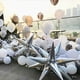 thumbnail image 4 of 12 globos de aluminio con forma de estrella explosiva para bodas, cumpleaños, fiestas, festividades, suministros de decoración, gotas cónicas, 4 of 5