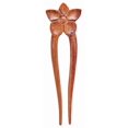 thumbnail image 1 of Horquilla de madera con forma de flor de Marycrafts, accesorio para el cabello para mujer (1 unidad), 1 of 1