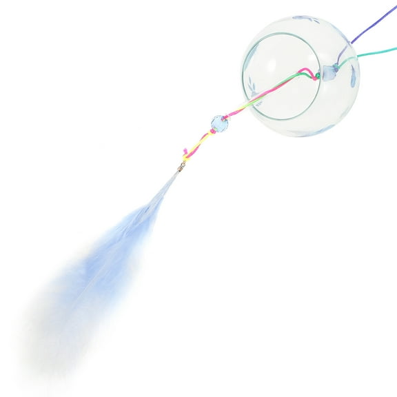 ifundom Indoor Wind Chime Glass Wind Chime Pendant Sky-Blue 1 Pcs Giving