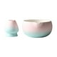 thumbnail image 1 of Cuenco tradicional para matcha y soporte para batidor, suministros para la ceremonia del té, cuenco de cerámica para Gradiente rosa, 1 of 9