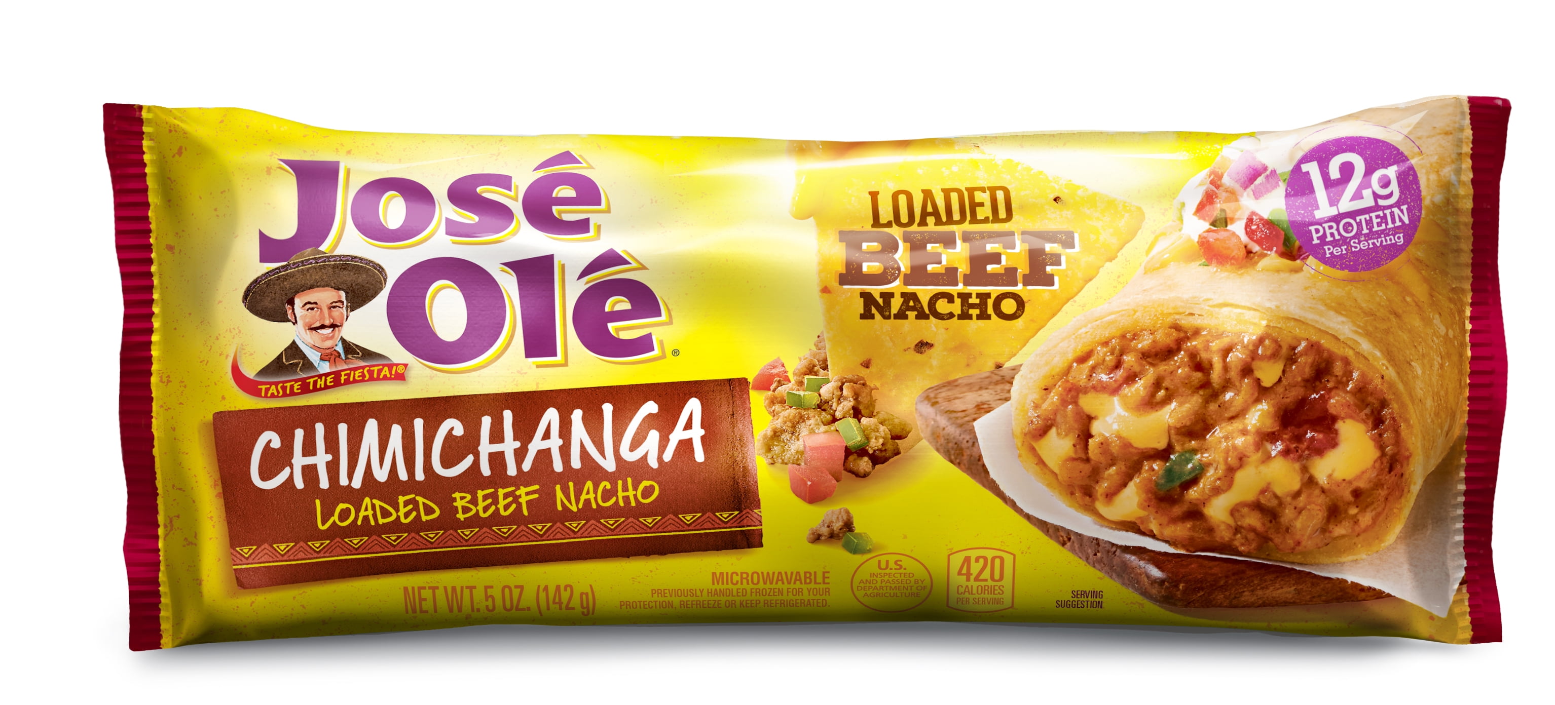 Jose Ole Loaded Beef Nacho Chimichanga, 5 oz