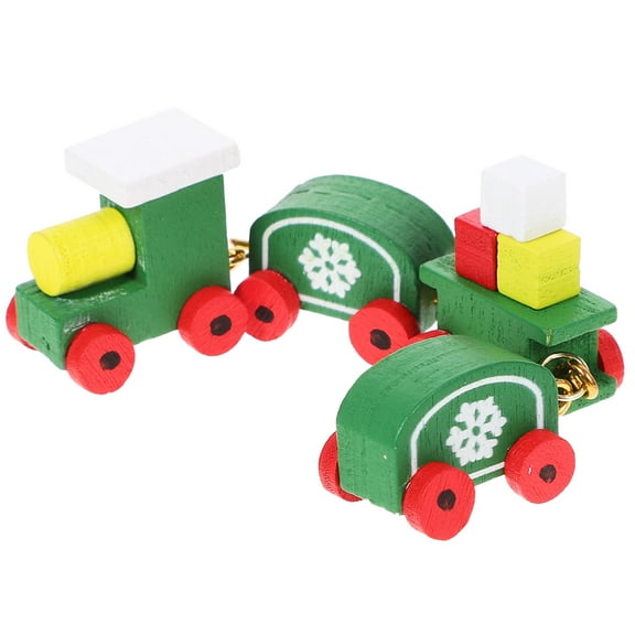 ORDDIART 1Set Wooden Train Table Set in .8X0.83X0.55in for Toddlers and Miniature Enthusiasts