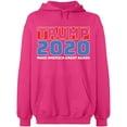 thumbnail image 2 of OXI Hoodie Sweatshirt - Trump 2020, Basic Casual Hoodie for Men's and Women Fleece Hoodie Long Sleeve - Heliconia 2X-Large, 2 of 3