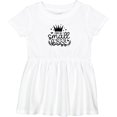 thumbnail image 3 of Inktastic I May Be Small but I'm the Boss Girls Baby Dress, 3 of 5