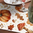 thumbnail image 3 of Pumpkin Mushroom Fall Table Runner, 13 x 72-Inch Autumn Leaves Harvest Thanksgiving Table Decor for Kitchen, Dining Room, Mantel and Farmhouse Party, 3 of 6