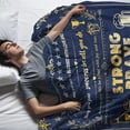 thumbnail image 5 of 40th Birthday Gifts for Men, 40th Birthday Gifts for Him, 40 Year Old Birthday Gifts for Men, 40th Blanket 40th Birthday Decorations for Men, Gift for 40th Birthday Men, Navy Blue Blanket 50Lx60W Inch, 5 of 6