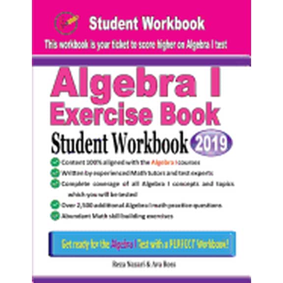 Algebra I Exercise Book: Student Workbook, (Paperback)