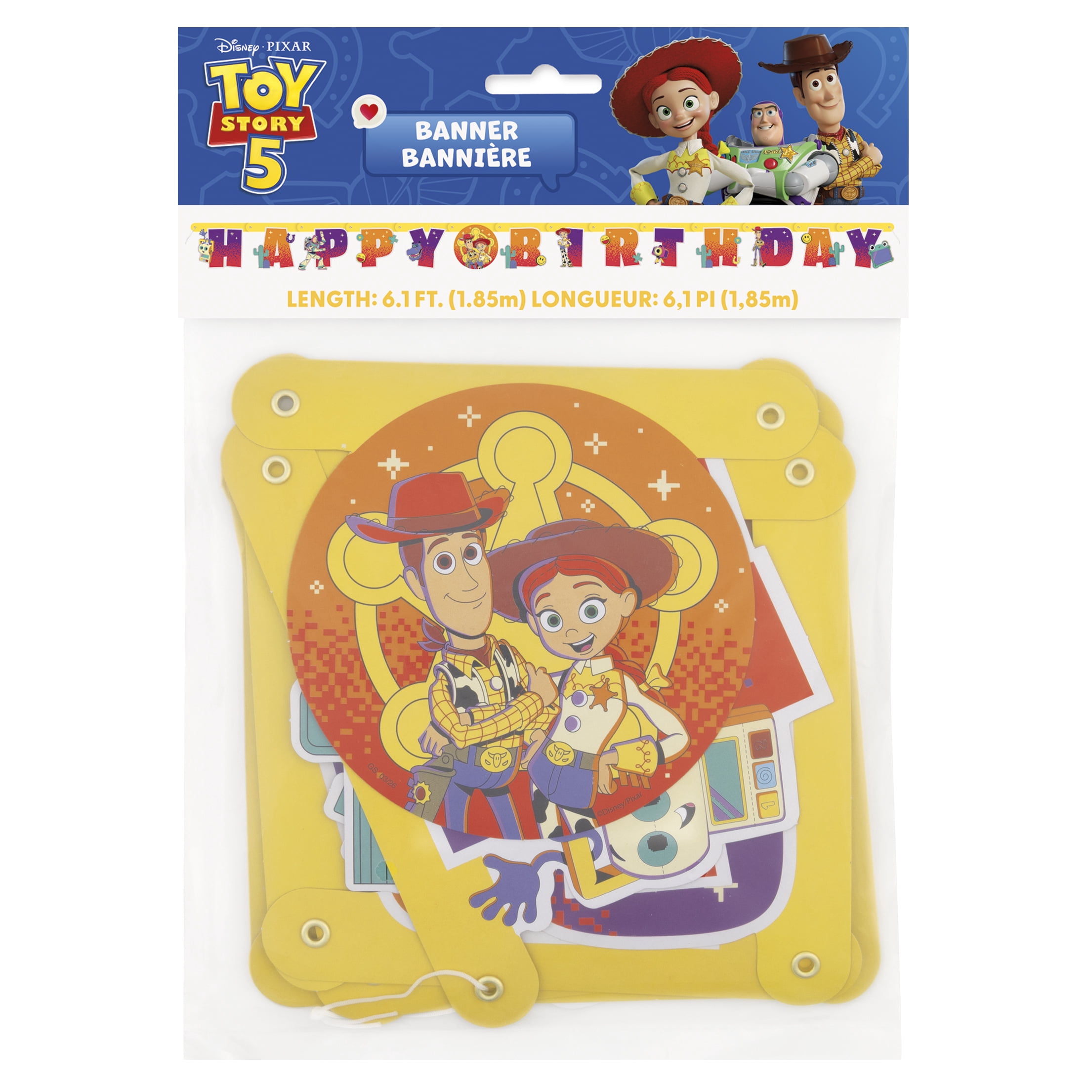 Toy Story 1 Count Happy Birthday Jointed Banner
