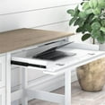 thumbnail image 4 of Kingfisher Lane 54W Desk with Drawers & Organizer - Shiplap Gray / White, 4 of 7