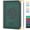 Green, variant on ROBCURSE A5 Spiral Notebook, 300 Pages/150 Sheets College Ruled Notebook Journal, 100GSM Thick Paper, Vintage Faux Leather Cover with Tree of Life Print, 5.8" X 8.2", for Writing and Taking Notes
