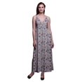 thumbnail image 1 of Bimba Butterfly Printed Adjustable Spaghetti Strap Long Maxi Dress Summer Beachwear-XXX-Large, 1 of 6