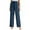 Navy, variant on Simua Straight Leg Cotton Linen Pants for Women Summer Casual Loose Drawstring High Waist Trousers with Pockets