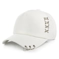 thumbnail image 1 of Gorra con visera con aro de hierro y cruz de metal para primavera y otoño, sombrero para el sol moderno para hombres y mujeres, sombrero casual para parejas, 1 of 5
