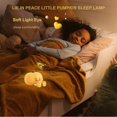 thumbnail image 4 of Pumpkin Night Light, 3 Level Dimmable LED Nursery Nightlight,Cute Bedside Lamp for Kids,Rechargeable Pumpkin Lamp for Girls Boys Room Decor, Silicone, 4 of 4